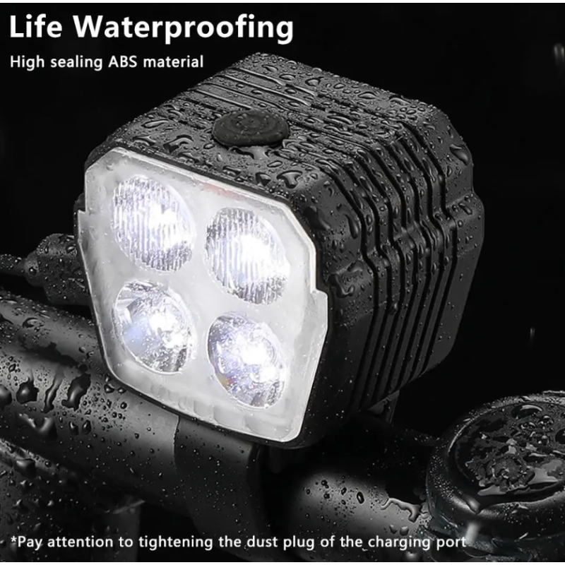 Phare Vélo VTT USB Rechargeable 2-en-1 | Lumière puissante & Klaxon 120dB | Sécurité cyclisme Essentielle