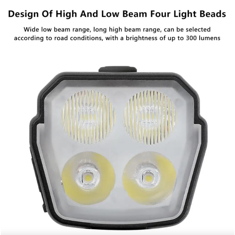 Phare Vélo VTT USB Rechargeable 2-en-1 | Lumière puissante & Klaxon 120dB | Sécurité cyclisme Essentielle