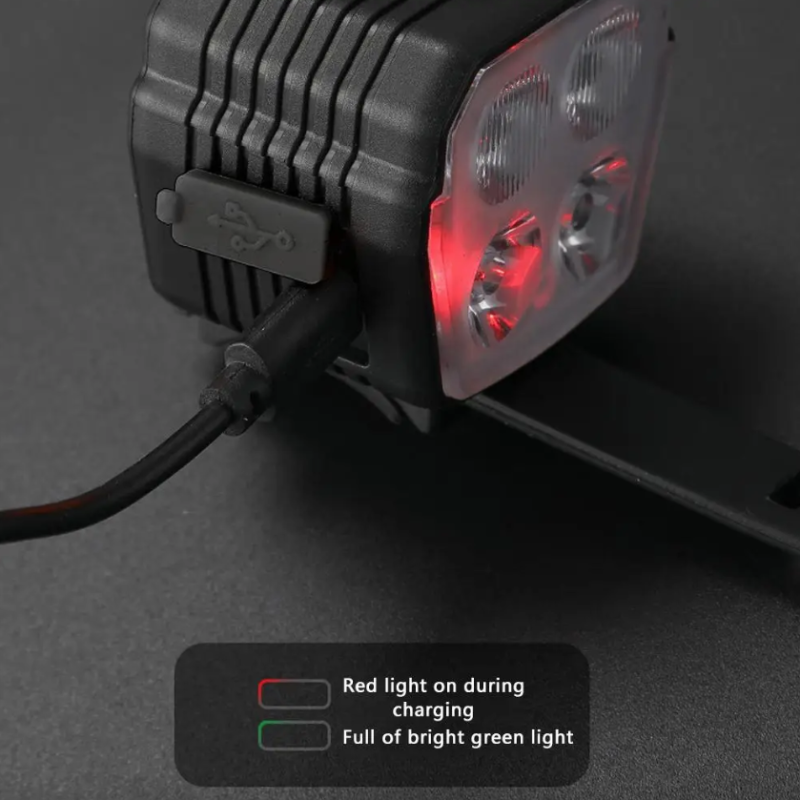 Phare Vélo VTT USB Rechargeable 2-en-1 | Lumière puissante & Klaxon 120dB | Sécurité cyclisme Essentielle