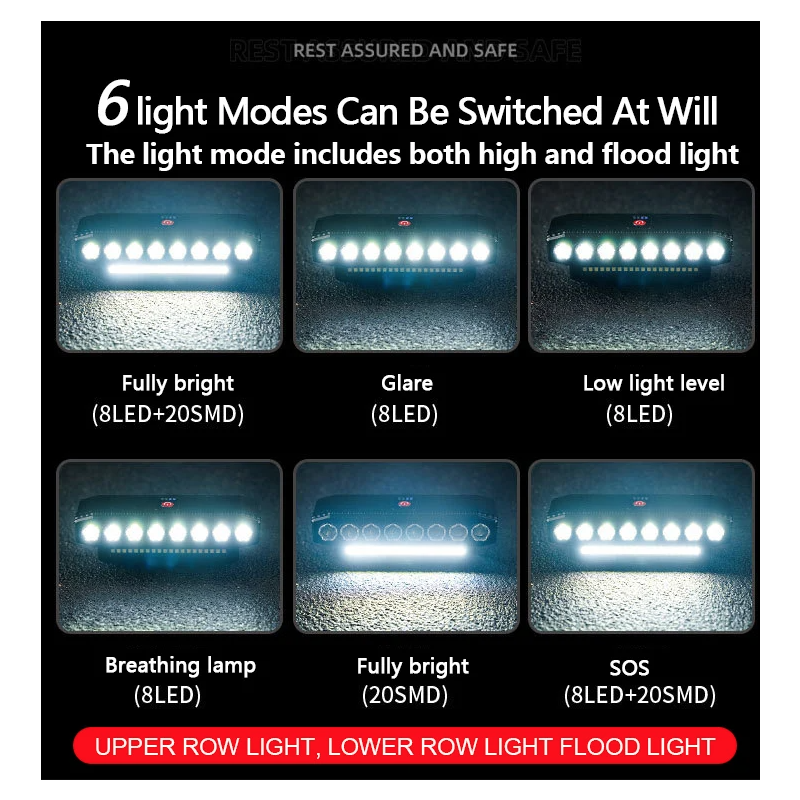 Feu avant de vélo rechargeable USB avec klaxon 120 dB accessoire sécurité cycliste urbain et aventureux