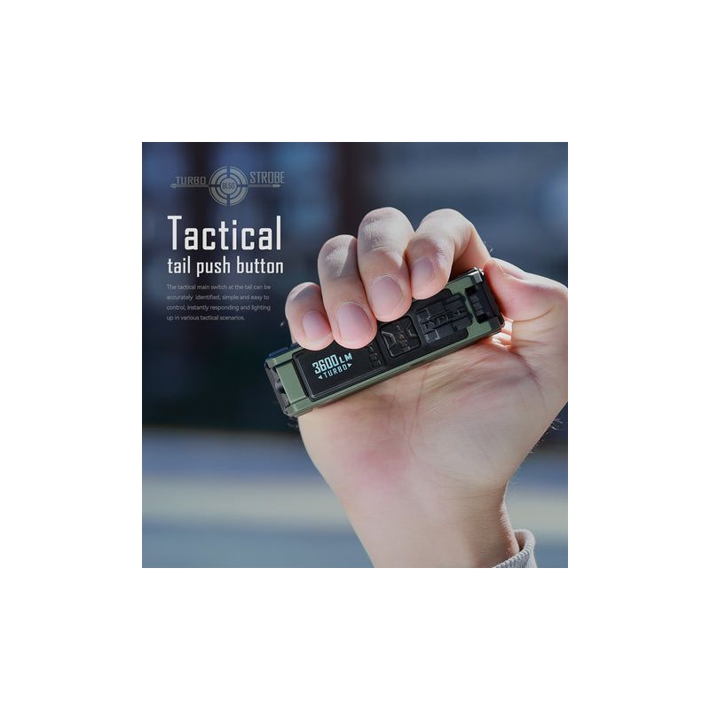 Lampe de poche LED IMALENT BL50 3600 lumens rechargeable Type-C pour aventures en plein air design compact