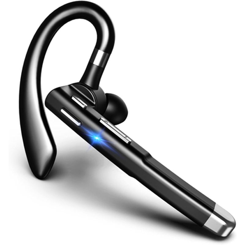 Casque sans fil professionnel avec microphone intégré et réduction du bruit, écouteurs mains libres 5.3 pouces pour le sport
