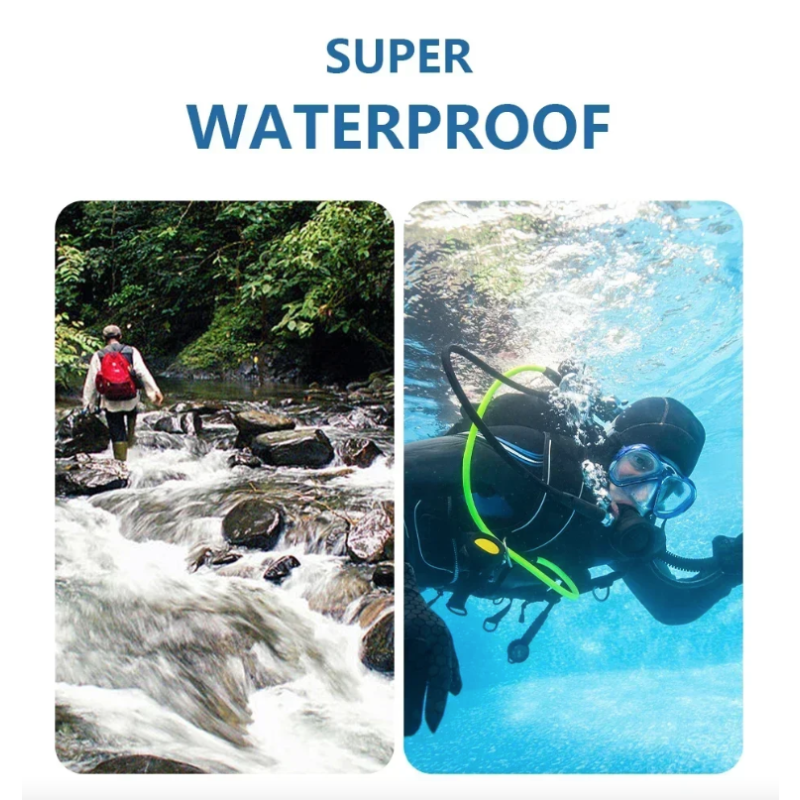 Caméra Sport 4K Ultra HD de Poche 270° Rotative WiFi Vlog Casque Vélo Voyage Enregistreur Mini Caméra d'Action