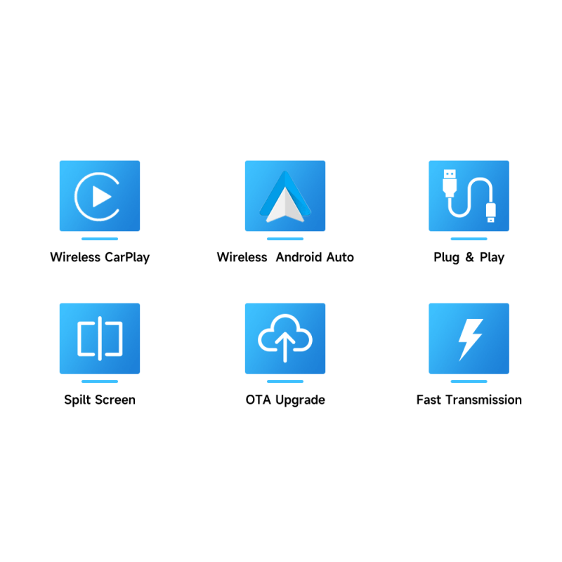 CarlinKit 2air 5.0 Connectivité sans Fil Adaptateur CarPlay et Android Auto Solution Innovante pour Voiture
