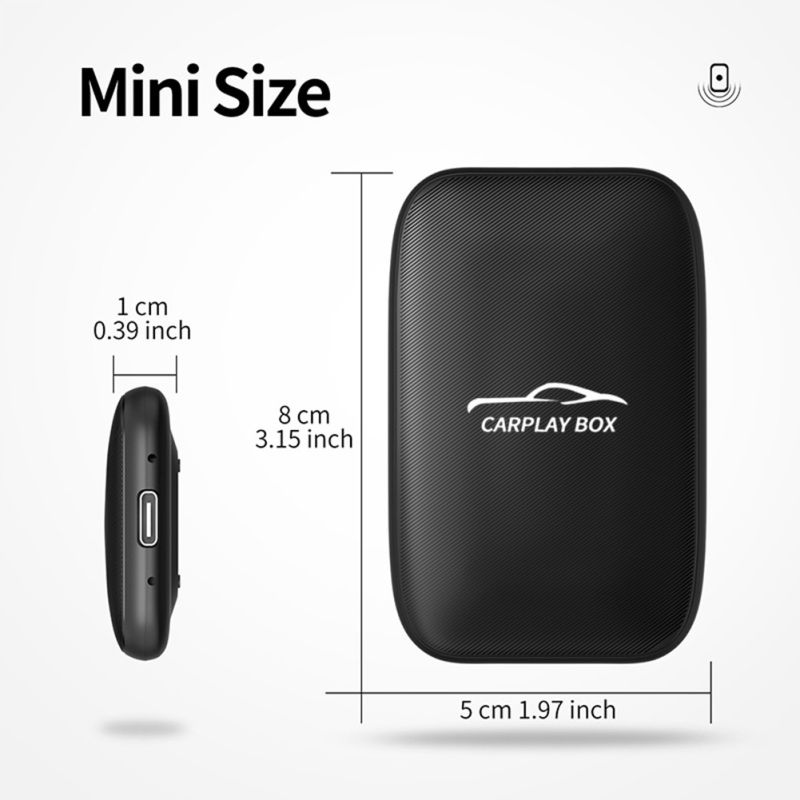 Carplay Box Adaptateur Android Auto sans fil Netflix et YouTube Hub numérique Accessoires auto Bluetooth