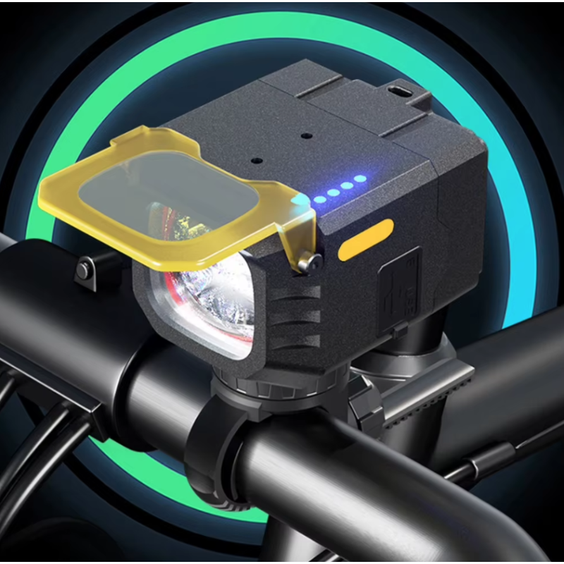 Nitebeam Câble Coupure Suspendu Éclairage Avant de Vélo Télécommande Sans Fil 30W Visibilité et Sécurité Cycliste