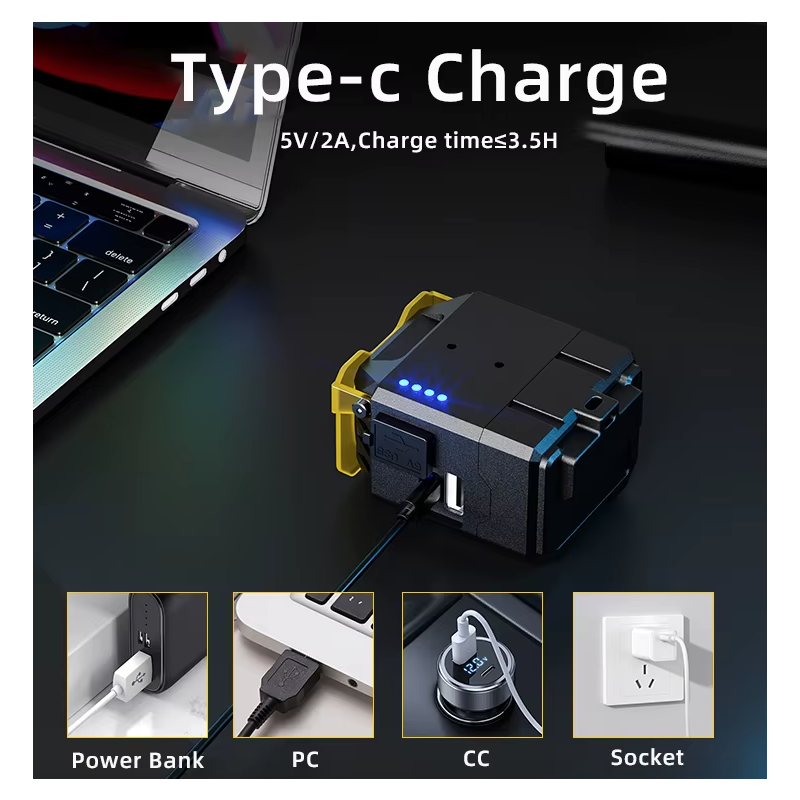 Nitebeam Câble Coupure Suspendu Éclairage Avant de Vélo Télécommande Sans Fil 30W Visibilité et Sécurité Cycliste