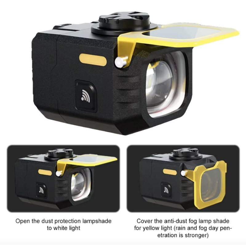 Nitebeam Câble Coupure Suspendu Éclairage Avant de Vélo Télécommande Sans Fil 30W Visibilité et Sécurité Cycliste