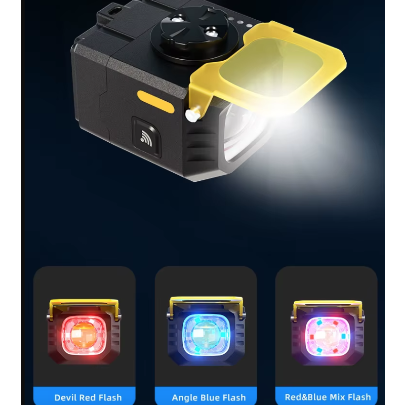 Nitebeam Câble Coupure Suspendu Éclairage Avant de Vélo Télécommande Sans Fil 30W Visibilité et Sécurité Cycliste