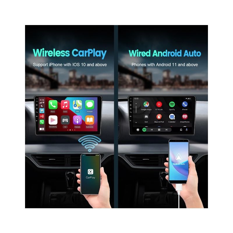 CarlinKit Dongle CarPlay USB pour autoradio Android sans câbles encombrants AI Box connexion instantanée