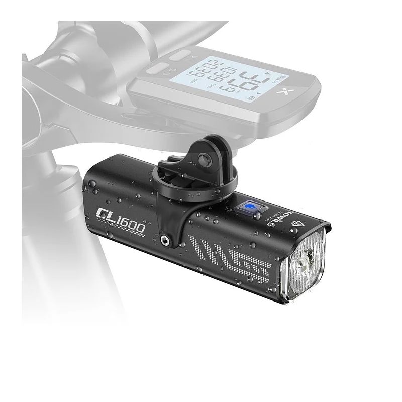 Lampe frontale TOWILD CL1600 1600LM rechargeable USB avec batterie 5000mAh pour cyclisme urbain et aventures
