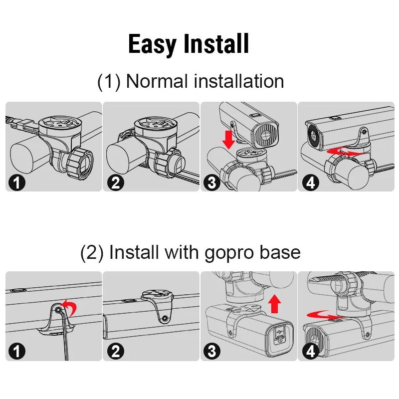 Lampe frontale TOWILD CL1600 1600LM rechargeable USB avec batterie 5000mAh pour cyclisme urbain et aventures