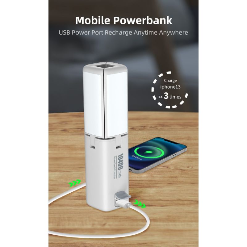 Klarus CL2 Lampe Polyvalente 750 Lumens Angle Réglable Lampe de Camping Éclairage Intérieur et Extérieur