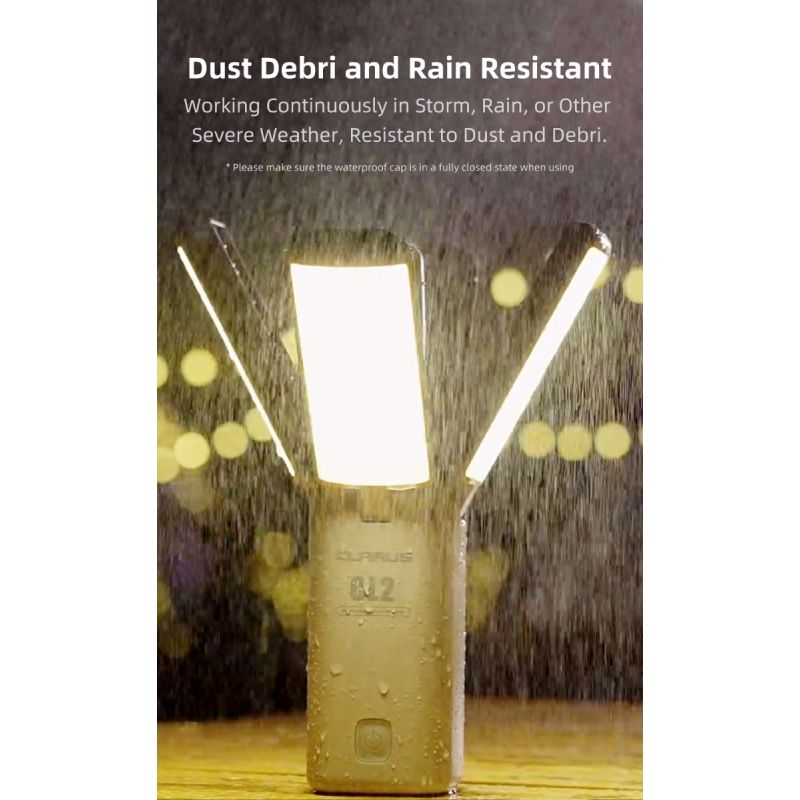 Klarus CL2 Lampe Polyvalente 750 Lumens Angle Réglable Lampe de Camping Éclairage Intérieur et Extérieur