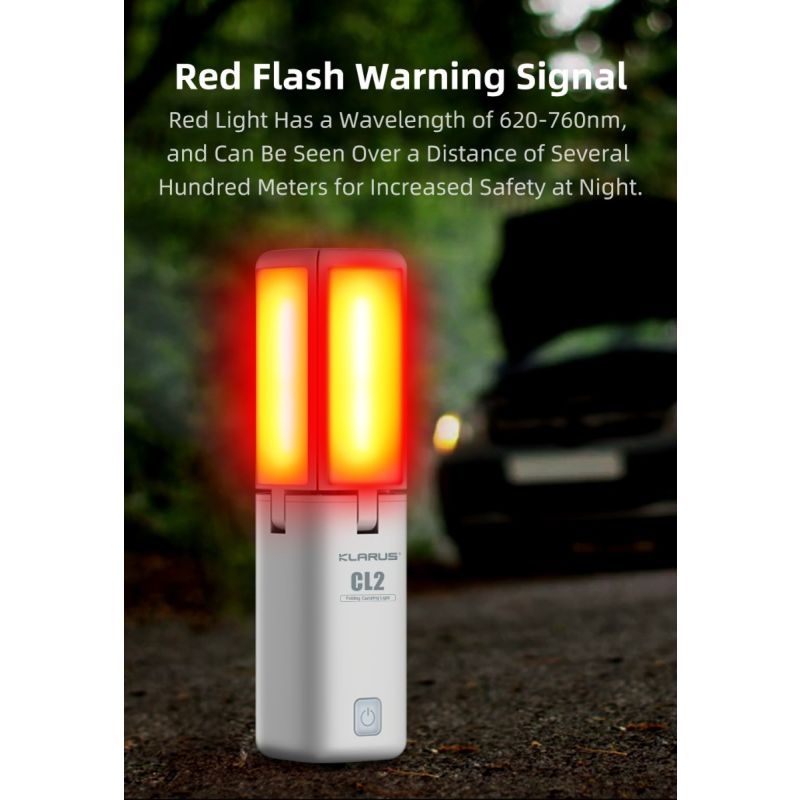 Klarus CL2 Lampe Polyvalente 750 Lumens Angle Réglable Lampe de Camping Éclairage Intérieur et Extérieur