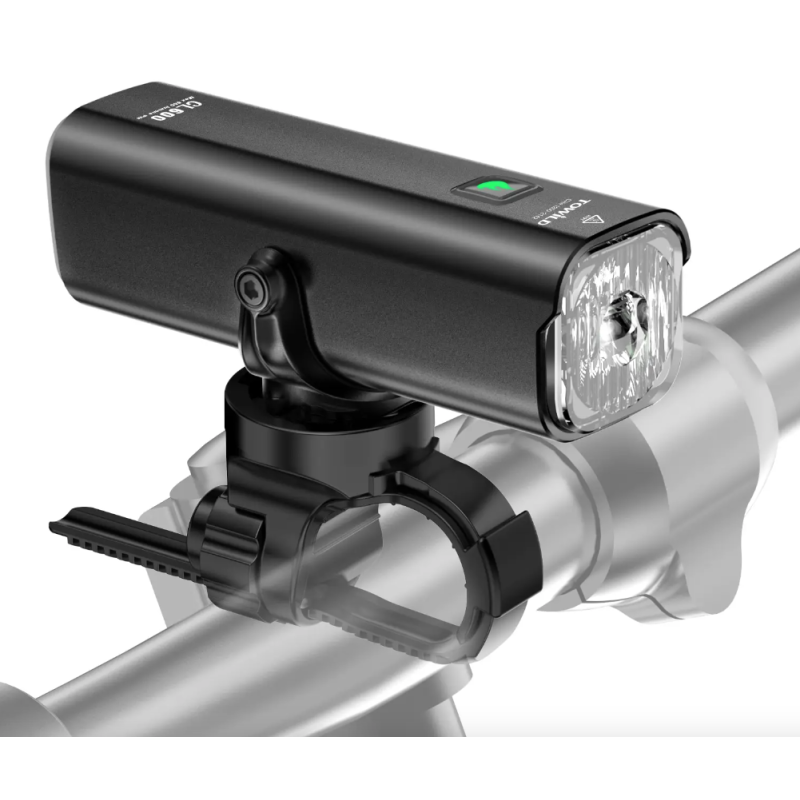 Lampe de vélo TOWILD CL600 LED rechargeable USB 2000mAh haute luminosité étanche sécurité cycliste
