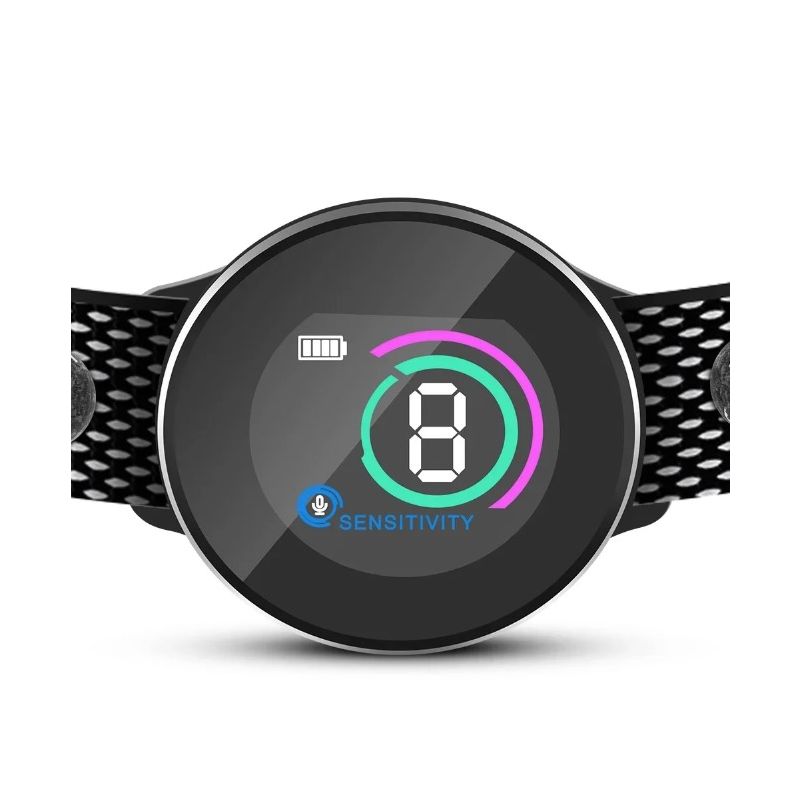 Collier Électronique pour Chien avec Reconnaissance Aboiement Intelligent et Algorithme Avancé Anti-aboiement