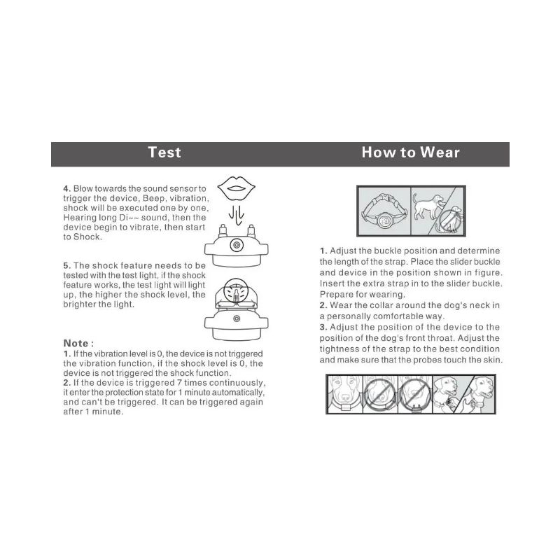 Collier Électronique pour Chien avec Reconnaissance Aboiement Intelligent et Algorithme Avancé Anti-aboiement