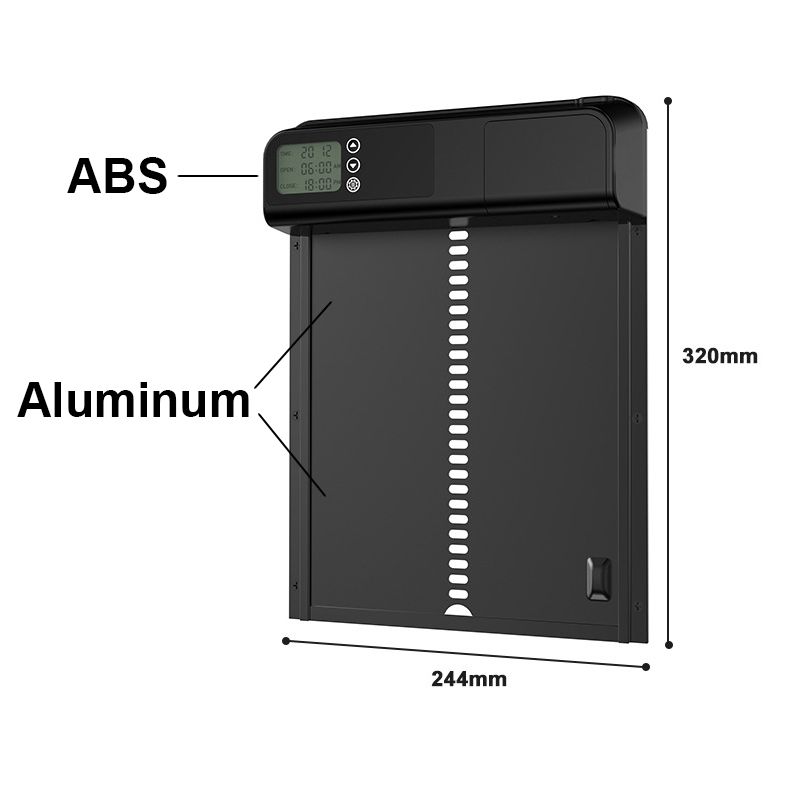 Minuterie Automatique Poulailler Porte Moteur Intelligente Étanche Accessoires Ferme Extérieur Installation Facile
