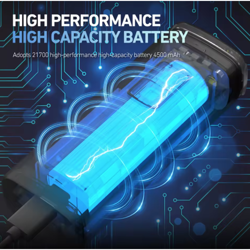 CYCLAMI BR2000 Phare Vélo Puissant 2000 Lumens USB-C | Lumière Avant VTT Route Haute Luminosité, Sécurité