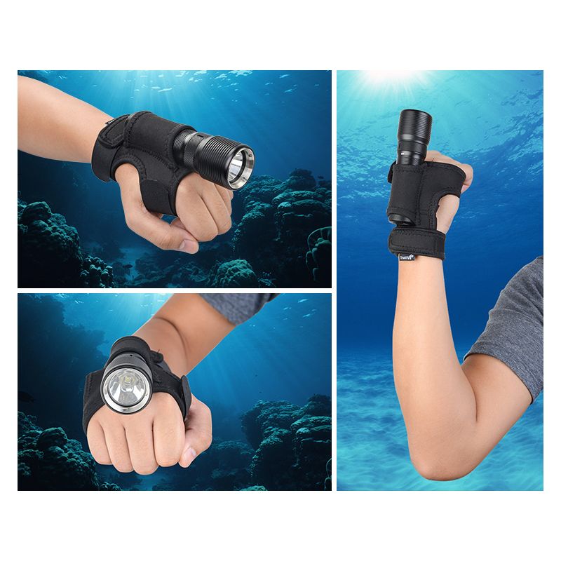 Lampe plongée TrustFire TR-DF008 700 lumens LED avec interrupteur magnétique en alliage aluminium étanche IPX8