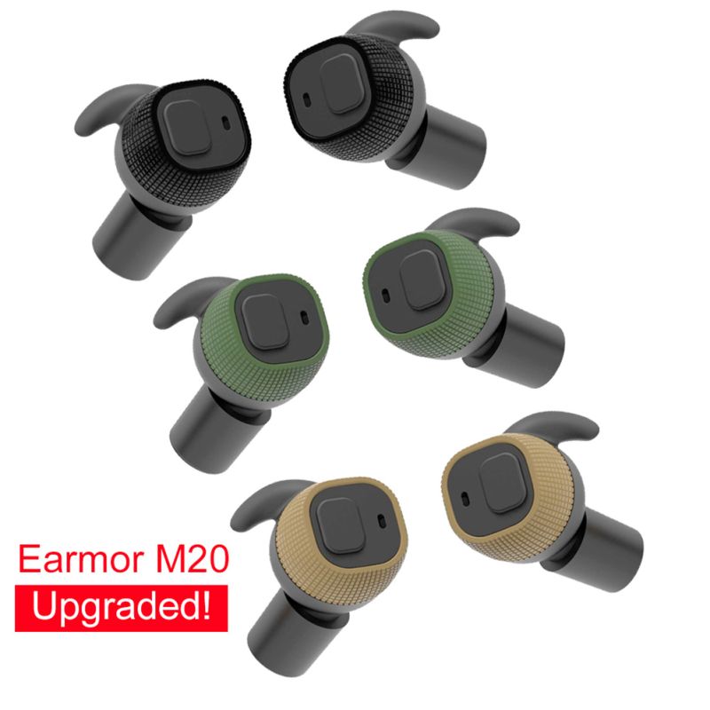 EARMOR M20 Écouteurs Tactiques avec Réduction de Bruit Avancée Protection Auditive Confort Usage Professionnel