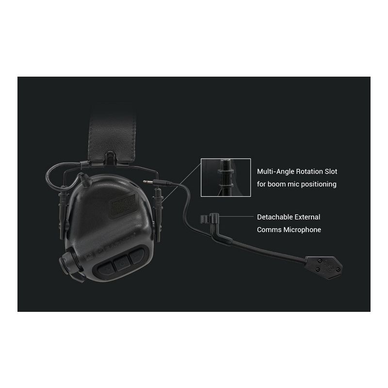 EARMOR M32 MOD1 Casque Tactique Casque de Tir avec Protection Auditive et Perception Environnementale