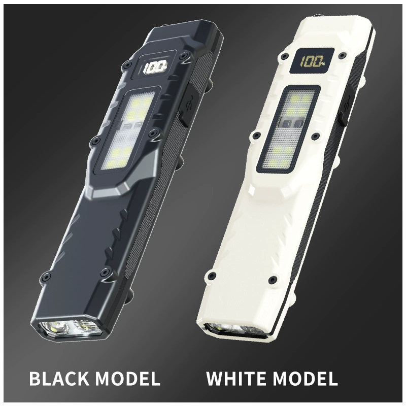NiteBeam EDC29 Lampe de Poche LED 1100 Lumens Ultra-Fine Rechargeable USB-C pour Sécurité et Camping