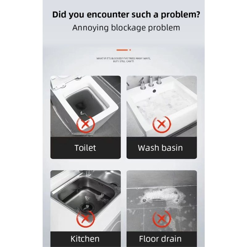 Déboucheur de Tuyaux Innovant Plongeurs de Toilettes Pistolet de Vidange d'Air pour Entretien des Drains Efficace