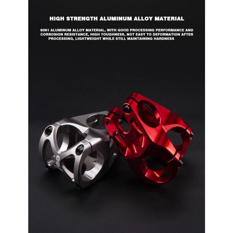 EVOSID tige de vélo de montagne 31.6mm légère et durable en alliage d'aluminium pour le cyclisme VTT