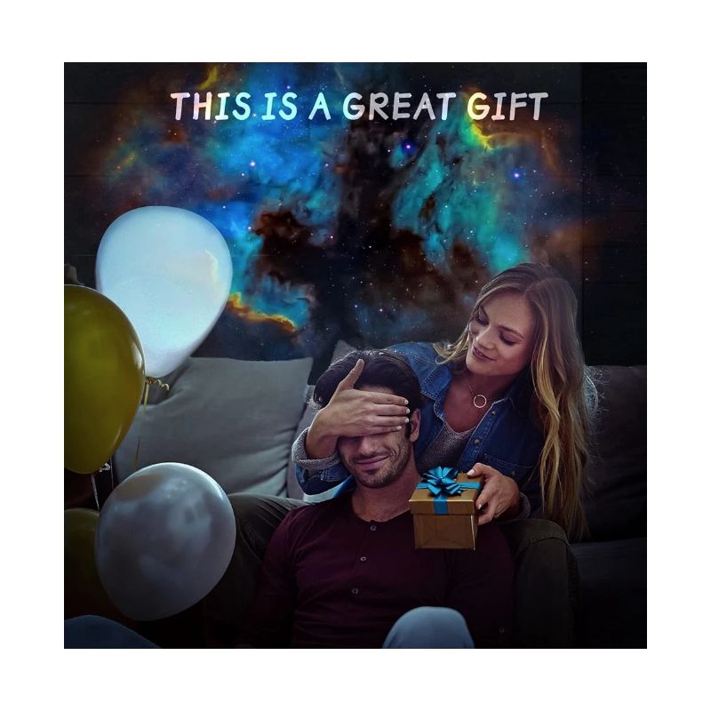 Projecteur de galaxie ciel étoilé et échappée céleste pour une ambiance apaisante rotation à 360° et modes multiples