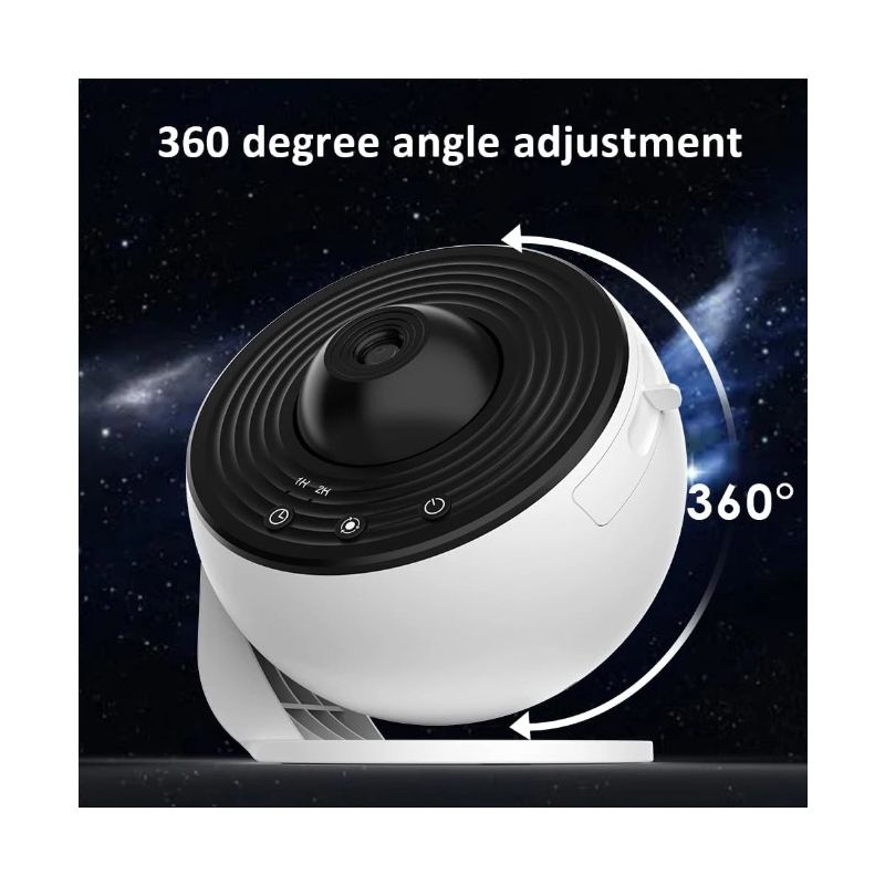 Projecteur de galaxie ciel étoilé et échappée céleste pour une ambiance apaisante rotation à 360° et modes multiples
