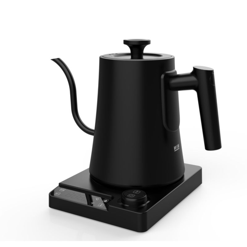 Bouilloire Électrique à Col de Cygne 1200W Chauffage Rapide Contrôle de Température pour Délices Culinaires