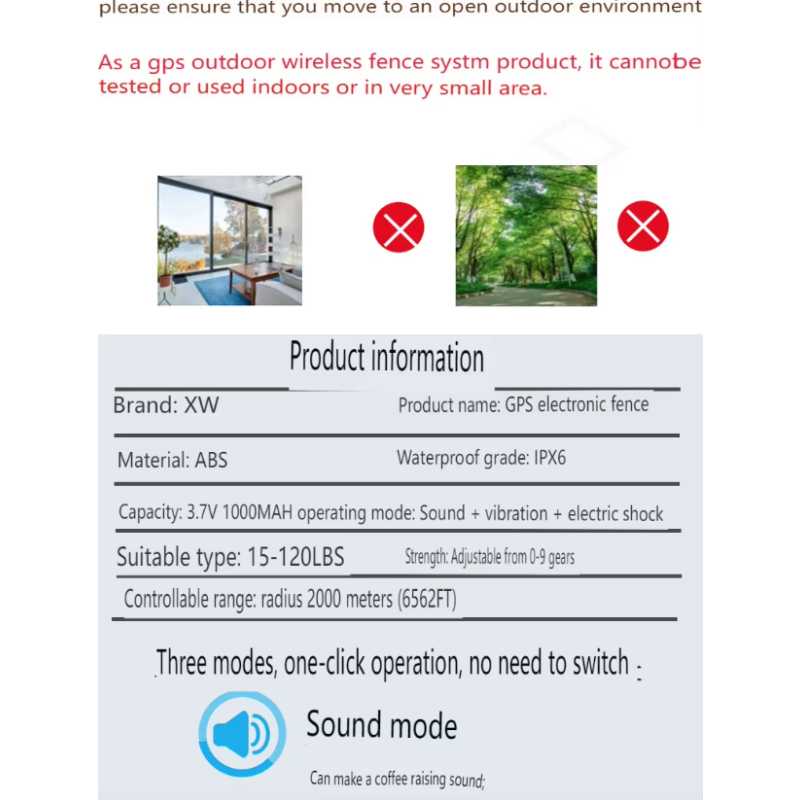 Clôture GPS sans fil pour chien avec écran OLED installation facile et couverture de grande surface sans fil