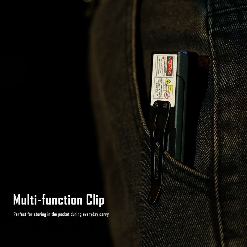 IMALENT GR35 Lampe de Poche LED Rouge 2800 Lumens | EDC Polyvalent (UV, Magnétique) pour Aventure & Travail