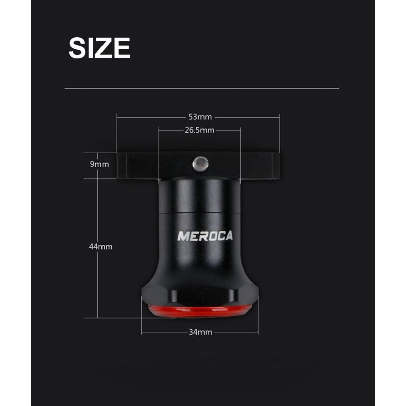 Éclairage Vélo Intelligente Lumière Arrière avec Démarrage Automatique Freinage Induction IPX6 Recharge USB