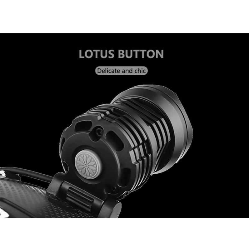 Lampe frontale haute performance XHP70 8000LM avec modes réglables USB étanche IPX5 pour pêche et camping