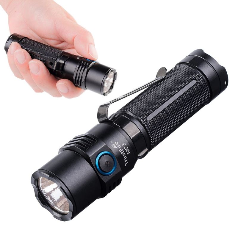 TrustFire MC3 XHP50 Lampe Torche LED 2500 Lumens étanche IP68 chargement magnétique USB pour extérieur
