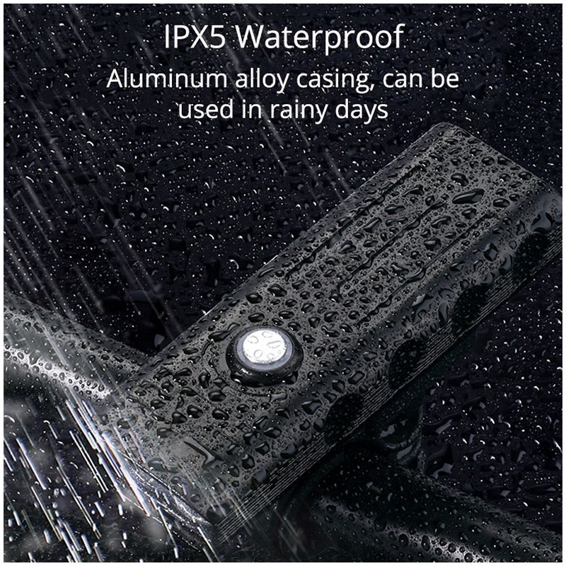 Phare vélo TK5 5000 lumens super lumineux lampe frontale rechargeable USB sécurité cyclisme aluminium étanche