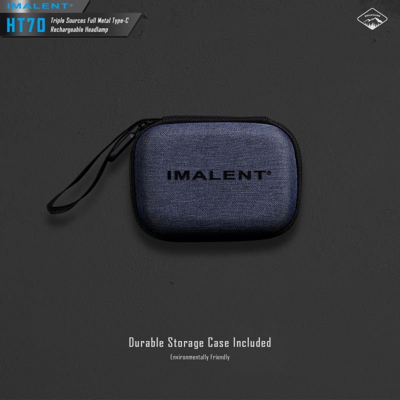 Lampe frontale haute performance IMALENT HT70 3500 lumens LED XHP50.3 HI pour aventure en plein air rechargeable