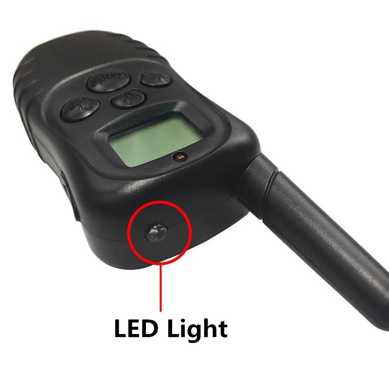 Collier de dressage pour chien 300m LCD télécommande etanche multifonction pour toutes tailles et deux chiens