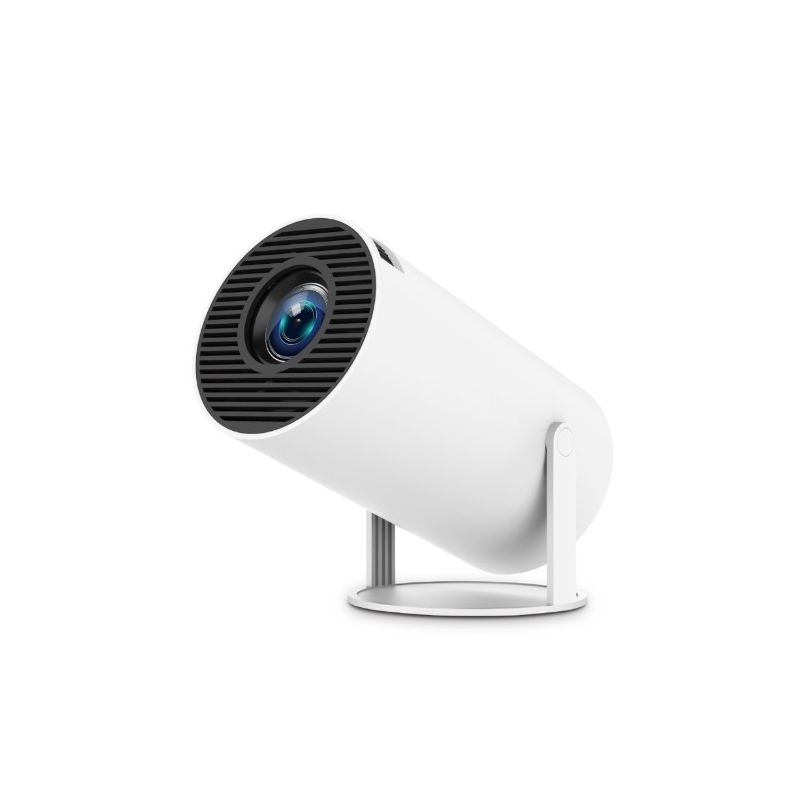 Projecteur HY300 Android WiFi 6 intelligent portable 1280x720P compact idéal home cinéma et bureau