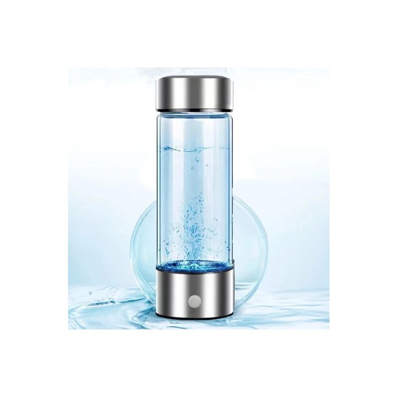 Générateur d'Hydrogène Tasse à Eau 420ml Verre Borosilicaté Hydratation Optimale Santé et Bien-être Portable