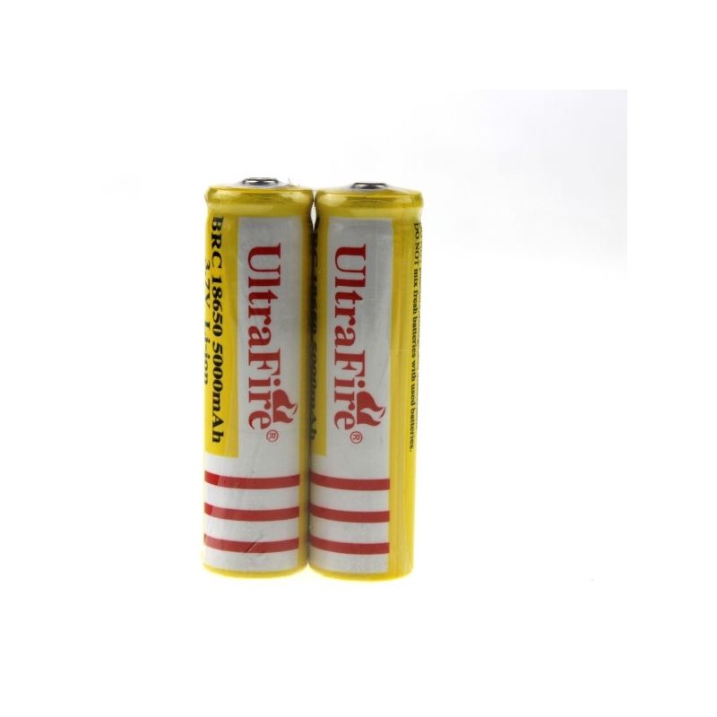ULTRAFIRE BRC 18650 Batterie rechargeable 5000mAh pour appareils électroniques haute performance sur Amazon