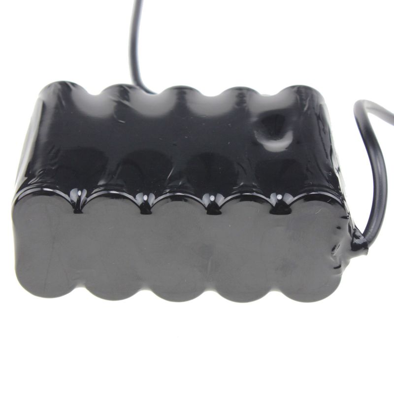 Batterie Vélo LED 8.4V UltraFire 22000mAh DC 5521 Étanche Batterie Légère pour Éclairage Avant Vélo Accessoires