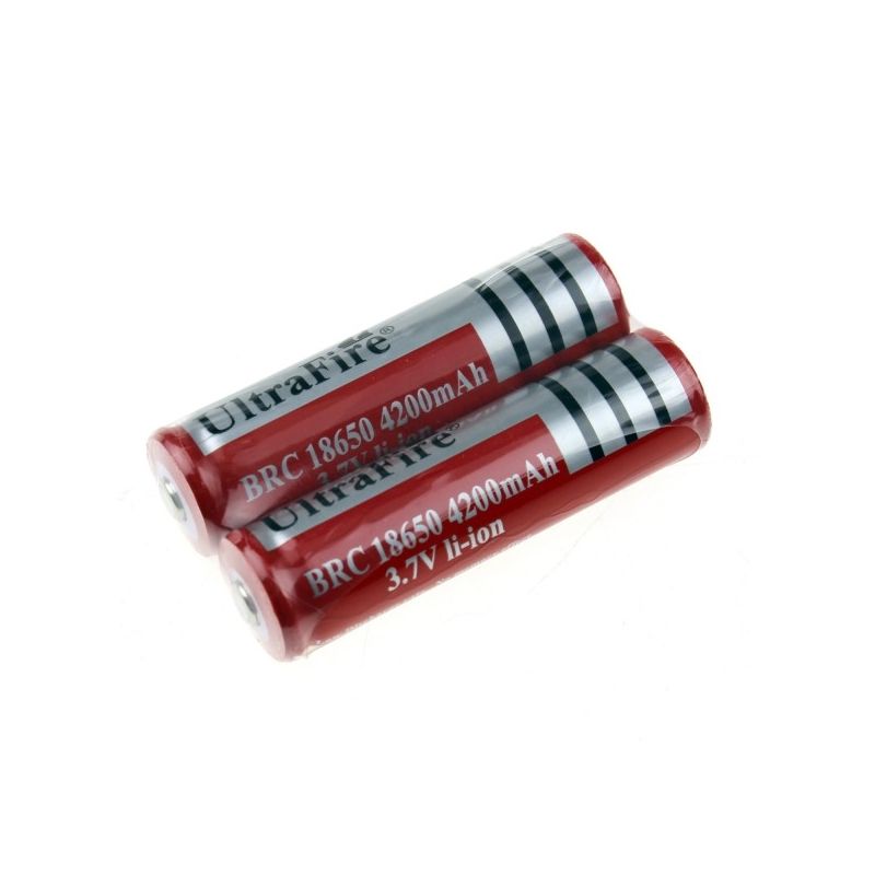 Batterie Ultrafire BRC 18650 4200mAh haute capacité rechargeable 3.7V Li-ion pour électronique et énergie durable