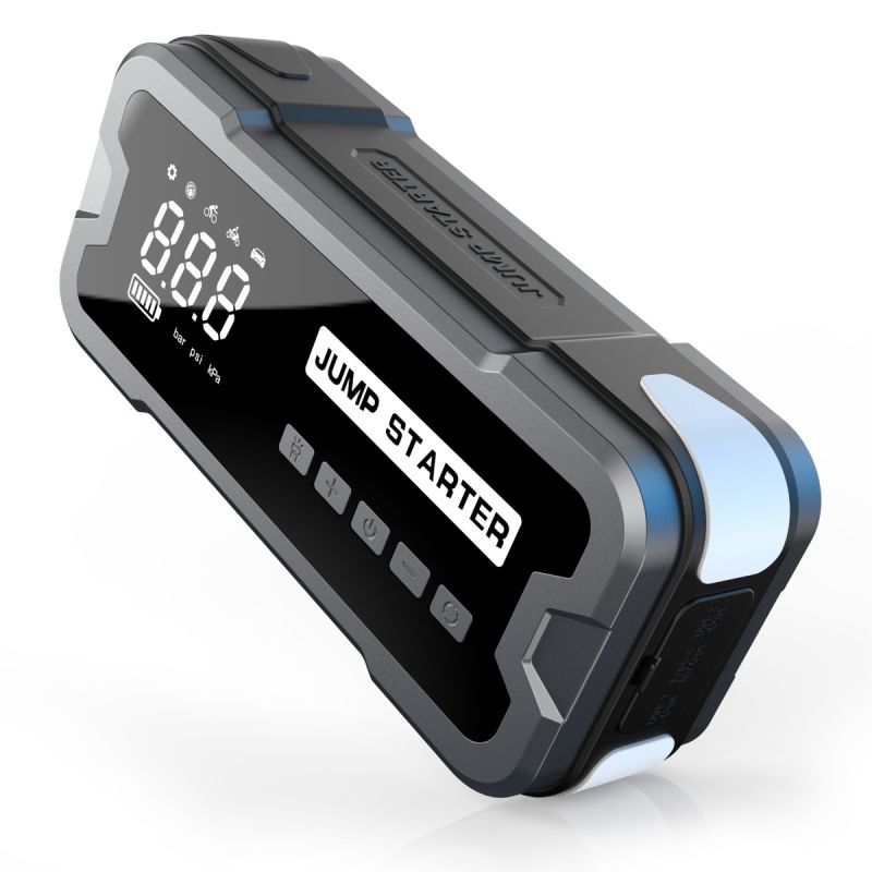 Démarreur de Saut Batterie Externe Design Compact 2000A Appareil Multifonctionnel pour Problèmes de Batterie