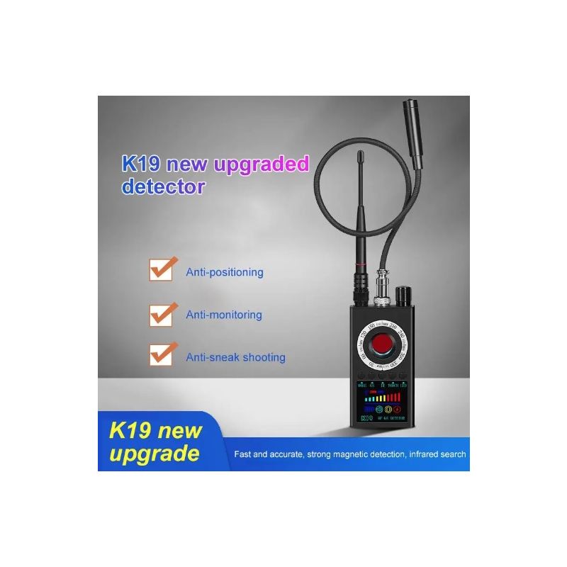 Détecteur de signal RF K19 sans fil avec traceur GPS protection de la vie privée design compact technologie avancée