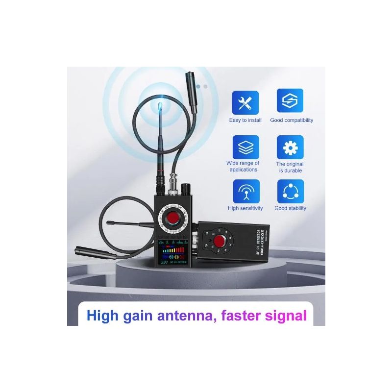Détecteur de signal RF K19 sans fil avec traceur GPS protection de la vie privée design compact technologie avancée