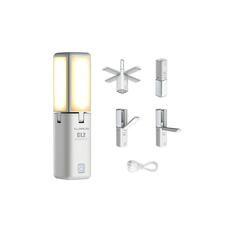 Klarus CL2 Lampe Polyvalente 750 Lumens Angle Réglable Lampe de Camping Éclairage Intérieur et Extérieur
